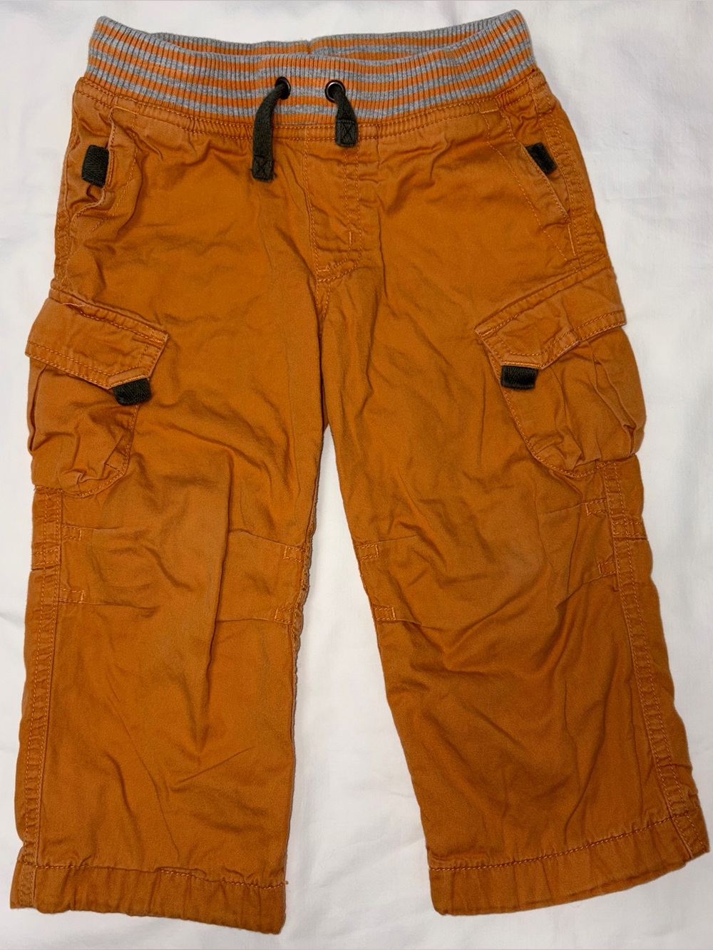 Hanna Andersson jersey lined cargo pants sz 90/3T smoke free home